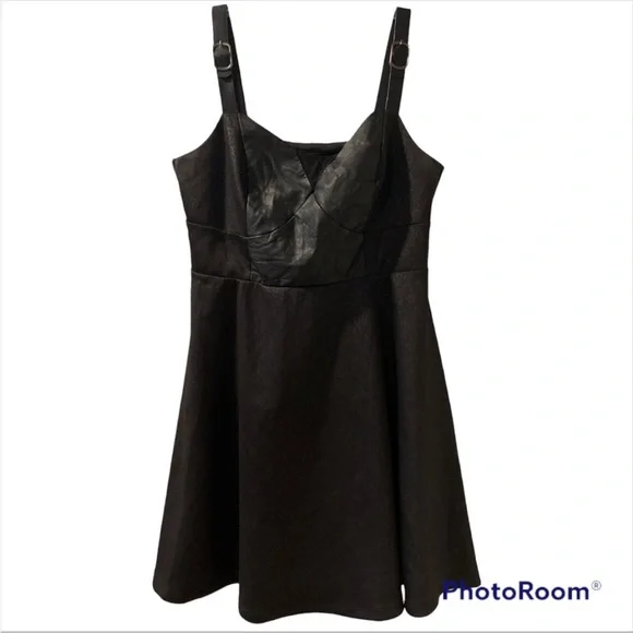 Torrid faux leather bustier corset back dress - Picture 6 of 12